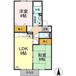 木屋瀬駅 徒歩1分 1階の物件間取画像